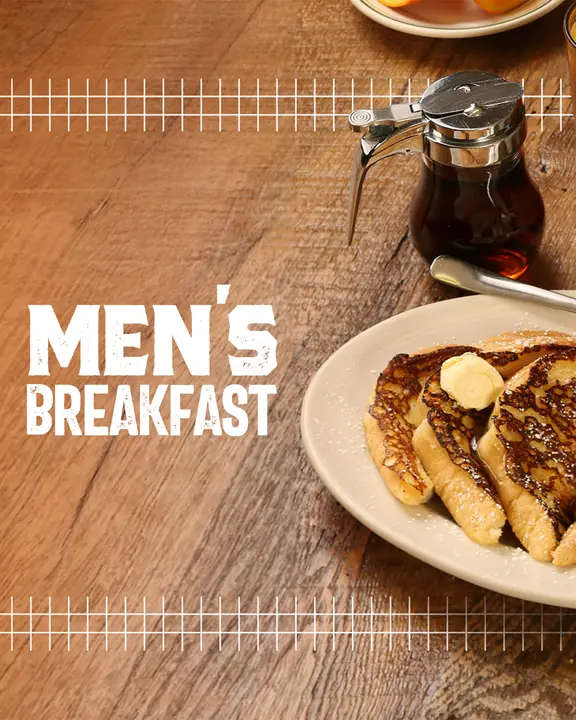 Men’s Breakfast: social post