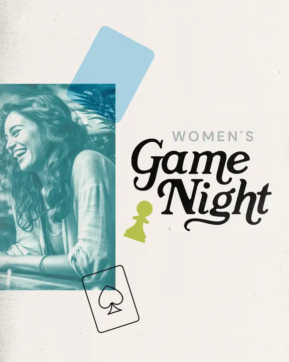 Women’s Game Night: social post