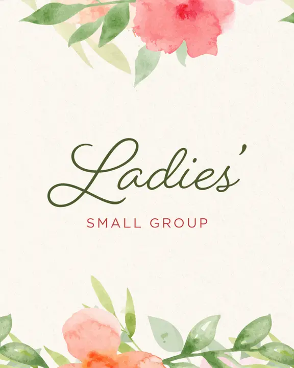 Ladies’ Small Group: social post