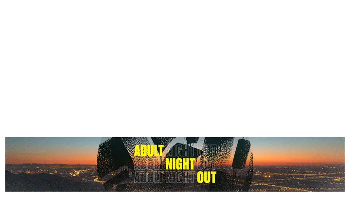 Adult Night Out: lower third 2