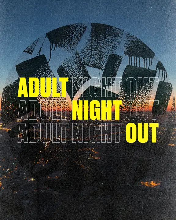 Adult Night Out: social post