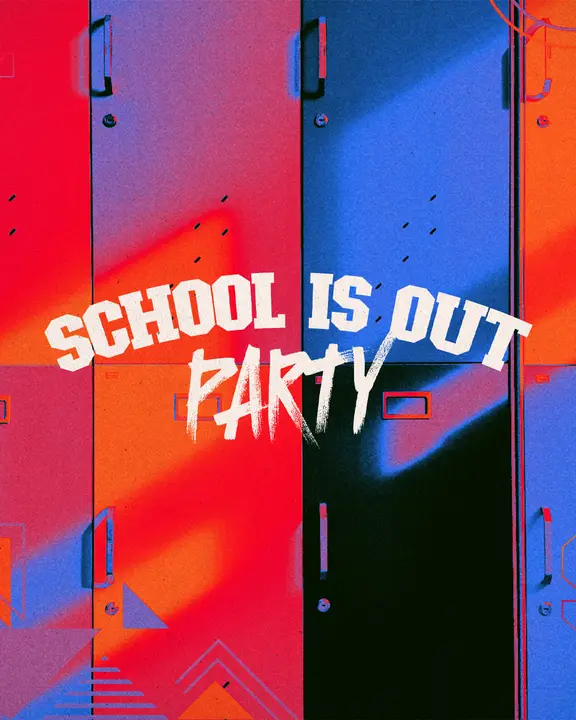 School Is Out Party: social post