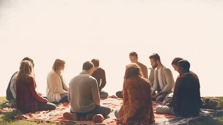 Picnic & Prayer: HD slide · blank
