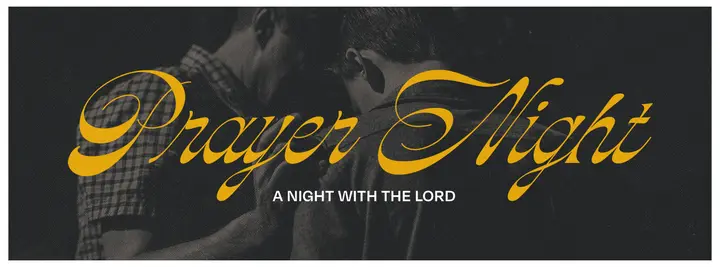 Prayer Night: facebook cover