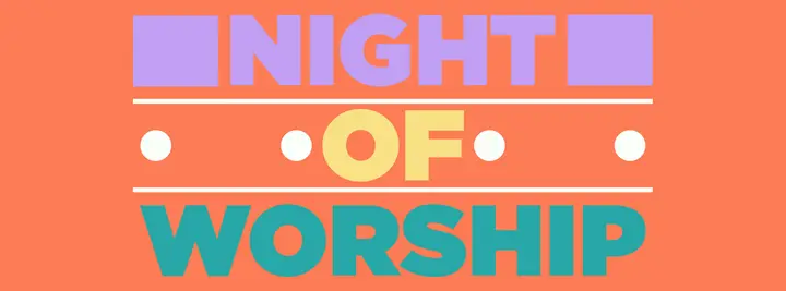 Night of Worship: facebook cover