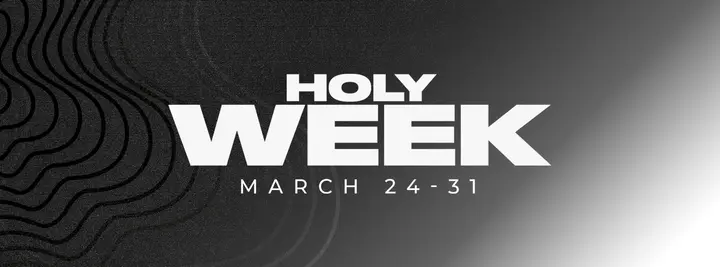 Holy Week: facebook cover