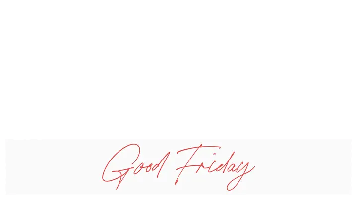 Good Friday: lower third