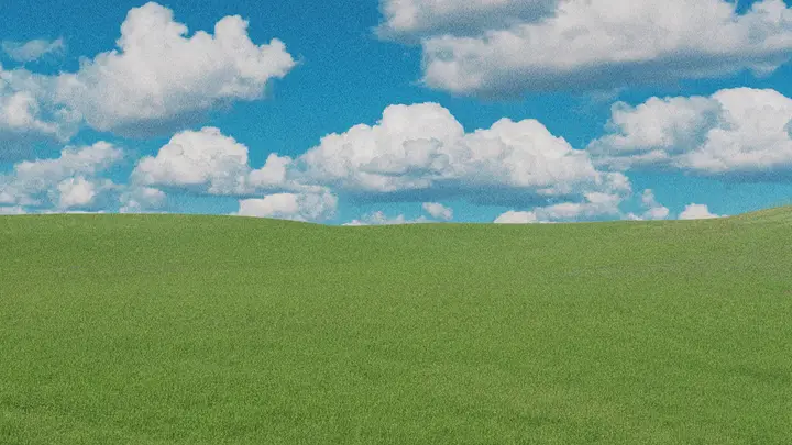 Touch Grass: blank background