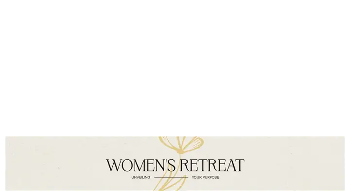 Women’s Retreat: lower third