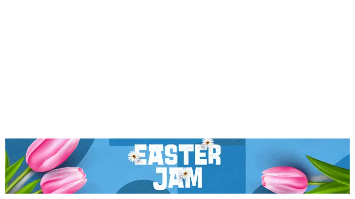 Easter Jam: lower third