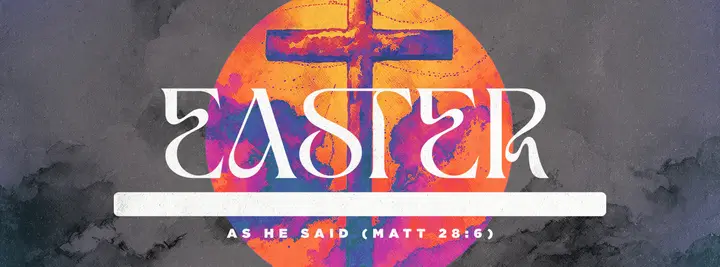 Easter As He Said: facebook cover