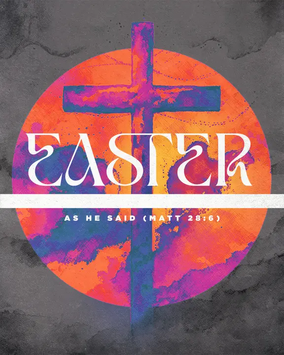Easter As He Said: social post