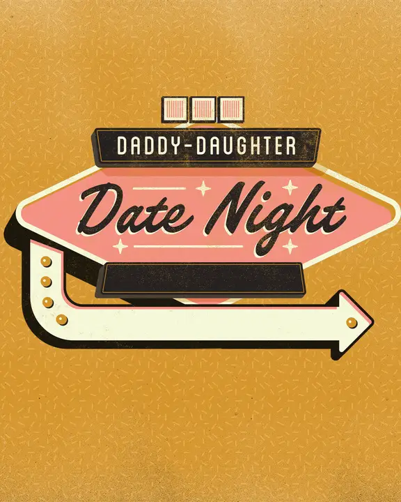 Daddy-Daughter Date Night: social post