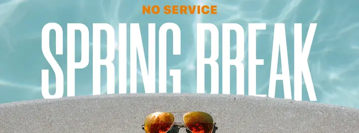 No Service Spring Break: facebook cover