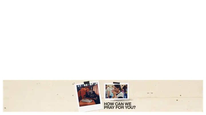 How Can We Pray For You?: lower third