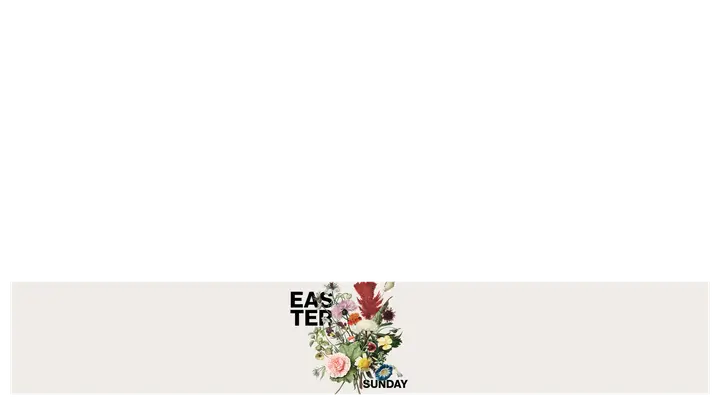 Easter Sunday: lower third