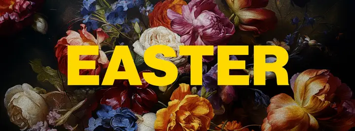 Easter: facebook cover