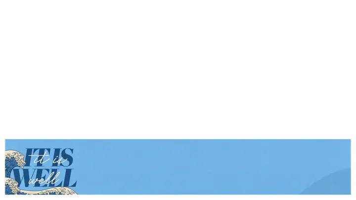 It Is Well: lower third