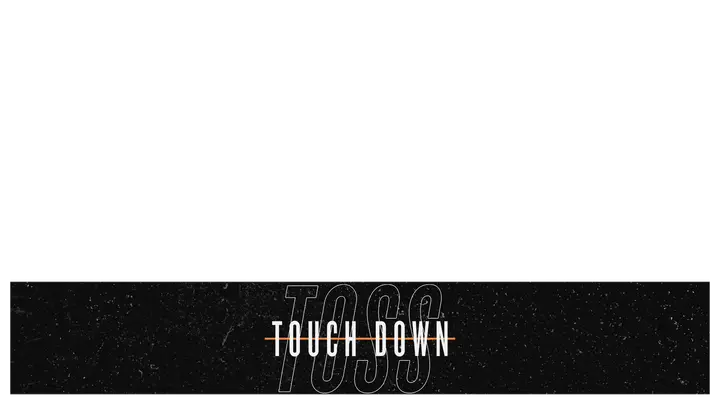 Touchdown Toss: lower third