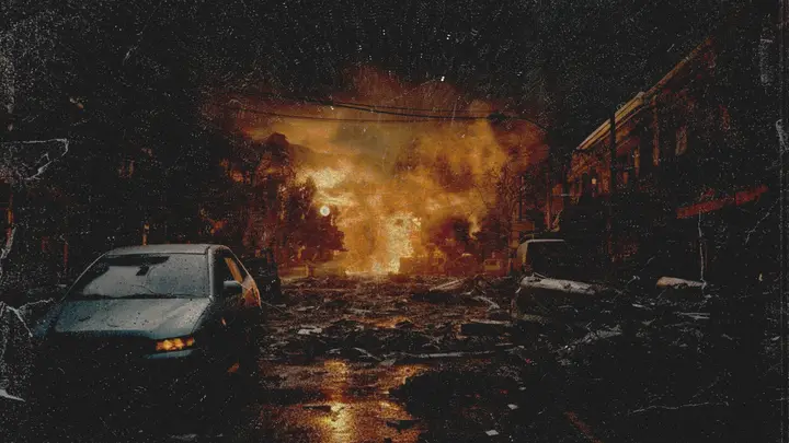 End Times: 4K slide · blank