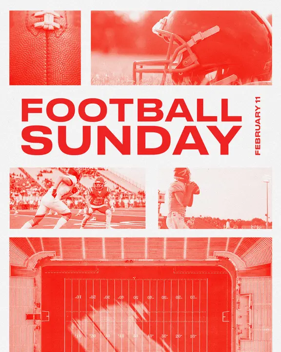 Football Sunday: social post