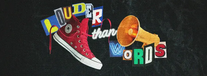 Louder Than Words: facebook cover