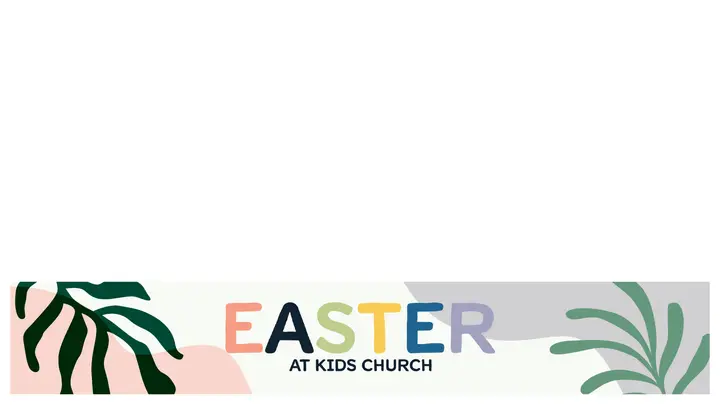 Easter Kids: lower third