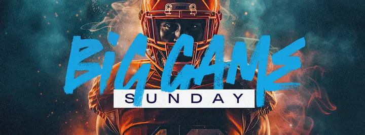Big Game Sunday: facebook cover