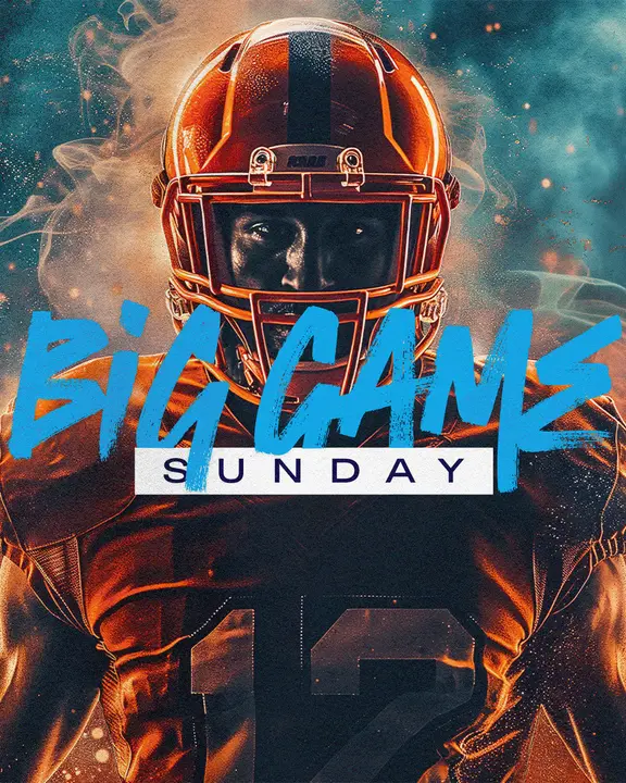 Big Game Sunday: social post
