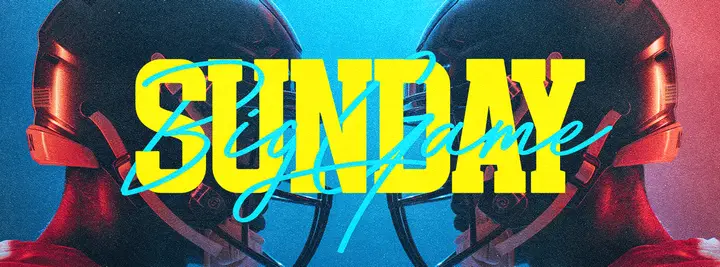 Big Game Sunday: facebook cover