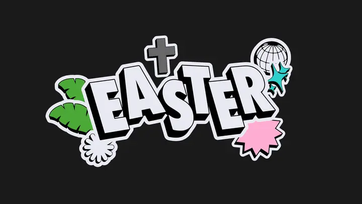 Retro Easter: HD slide