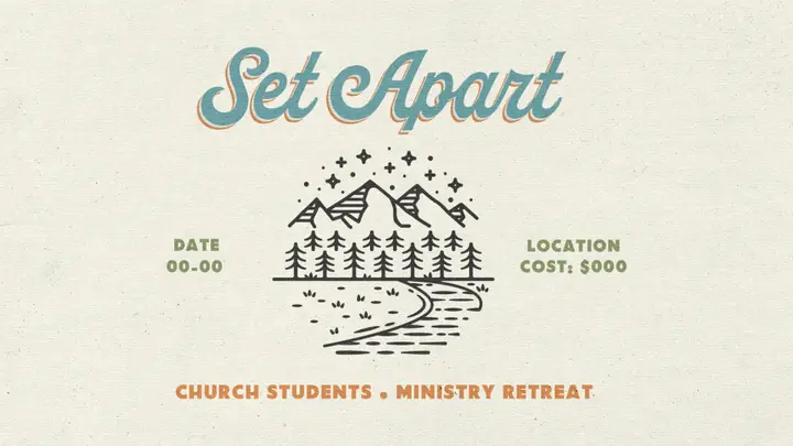 Set Apart: 4K slide