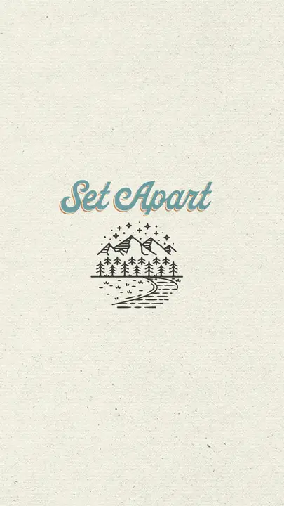 Set Apart: story 2 · blank