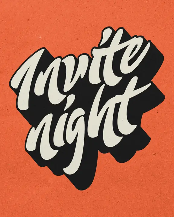 Invite Night: social post