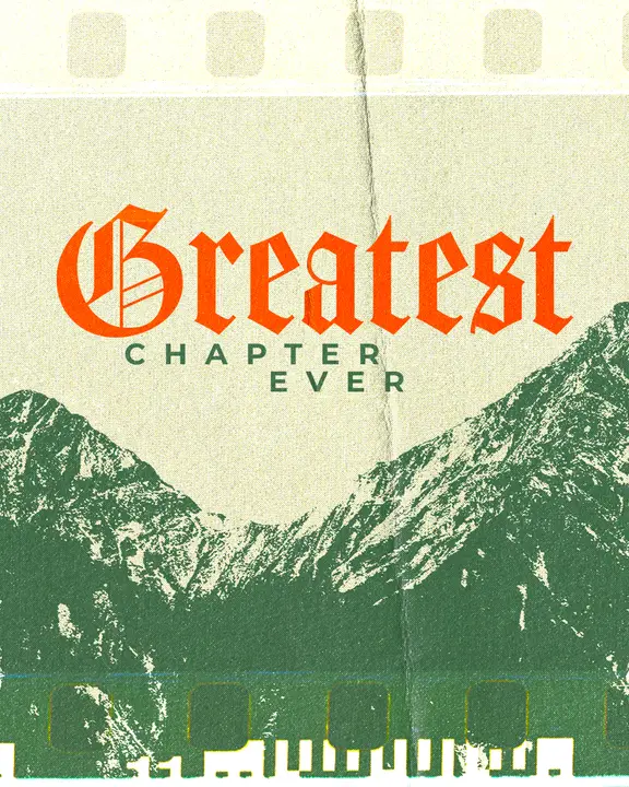Greatest Chapter Ever: social post