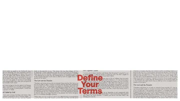 Define Your Terms: lower third