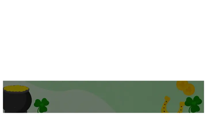 St. Patricks Day: lower third · blank