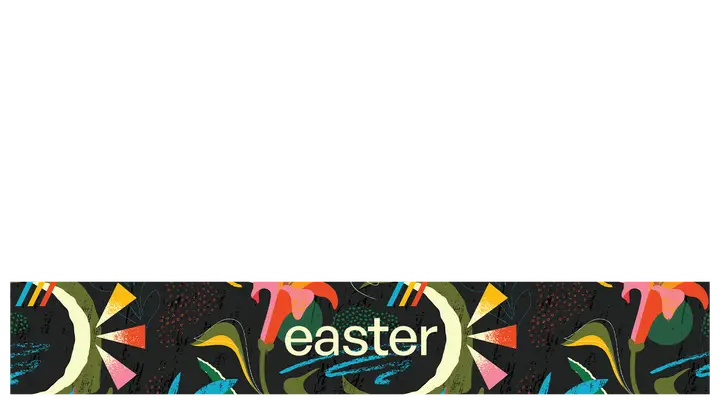 Vibrant Easter: lower third
