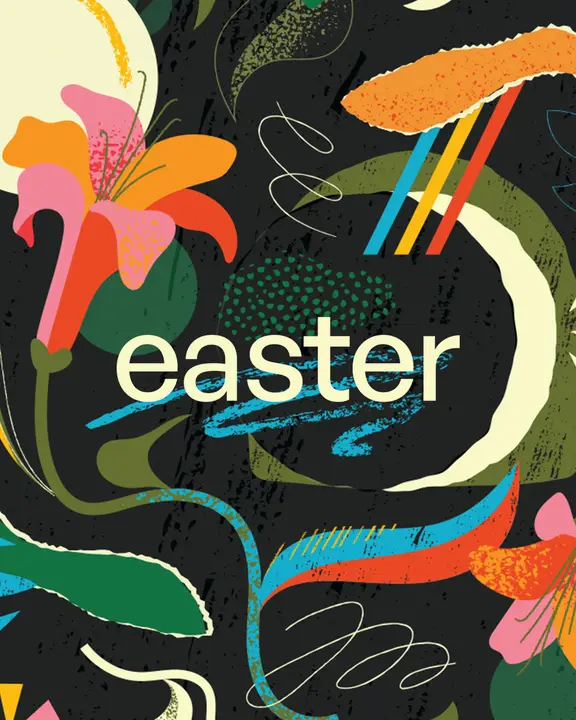 Vibrant Easter: social post