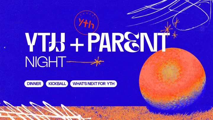 Yth And Parent Night: 4K slide