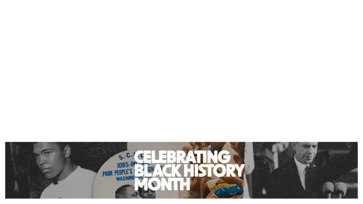 Black History Month: lower third