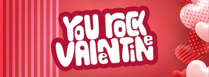 You Rock Valentine: facebook cover