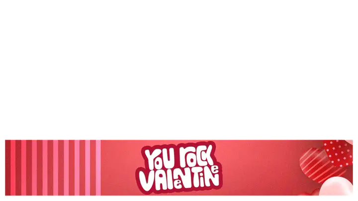 You Rock Valentine: lower third