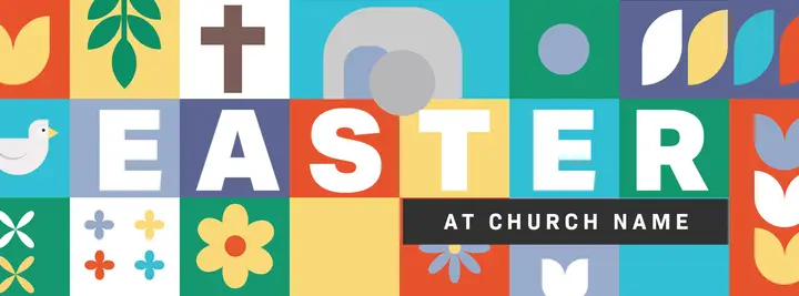 Illustrative Easter: facebook cover