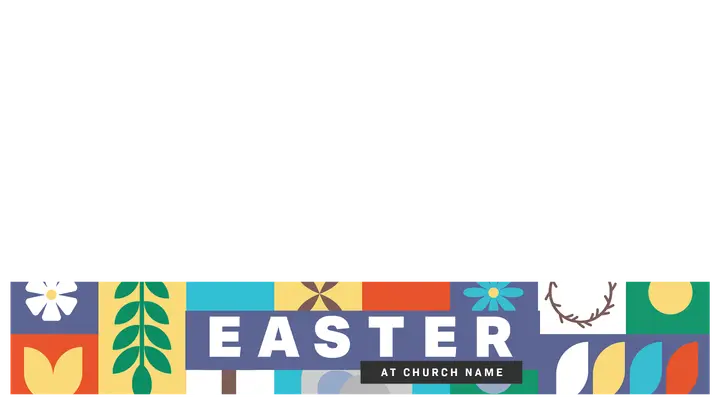 Illustrative Easter: lower third