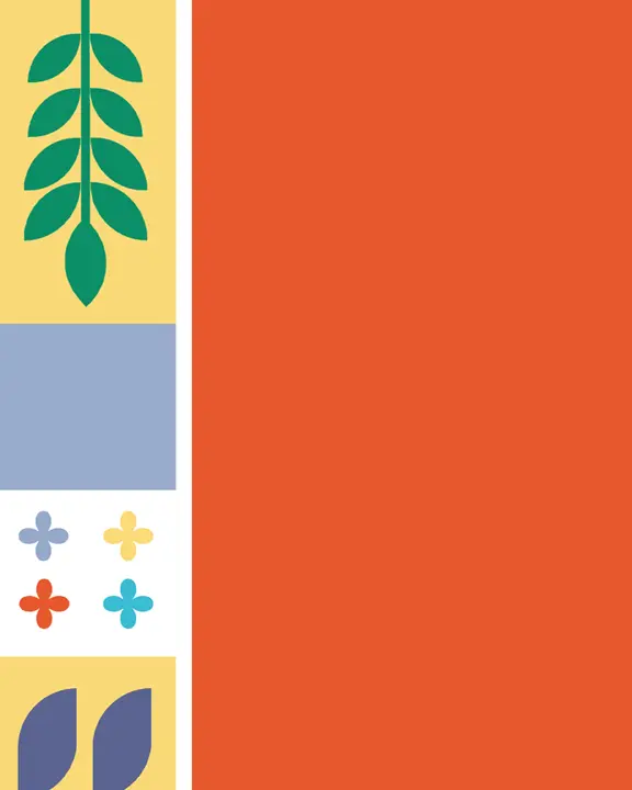 Illustrative Easter: social post · blank