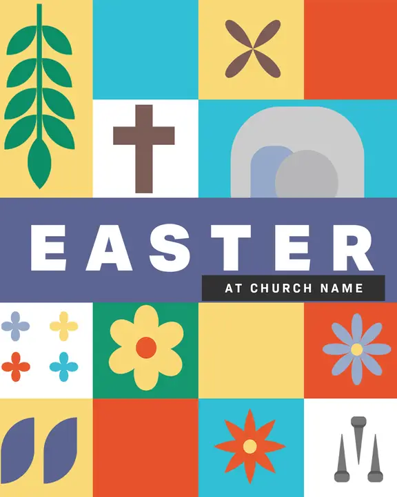Illustrative Easter: social post