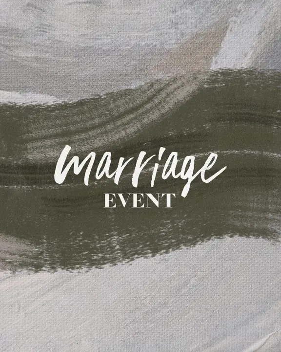 Marriage Event: social post
