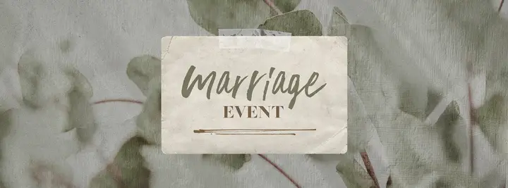 Marriage Event: facebook cover