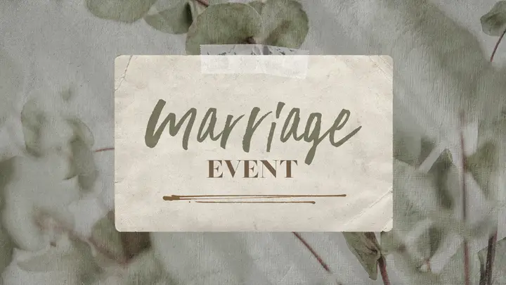 Marriage Event: HD slide